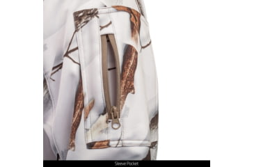 Image of Huntworth Harrison Performance Fleece Hunting Hoodie - Men's, Snow Camo, Large, E-924-31SCB-L