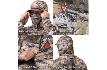 Image of Huntworth Grayling Heat Boost Heavyweight Soft Shell Hoodie - Men's, Disruption, Medium, E-9622-DC-M
