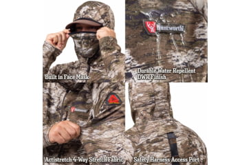 Image of Huntworth Grayling Heat Boost Heavyweight Soft Shell Hoodie - Men's, Tarnen, 2XL, E-9622-TRN-2XL