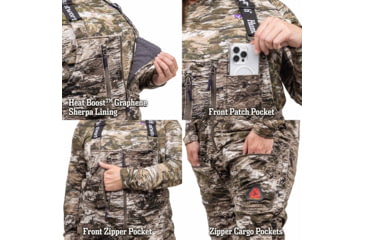 Image of Huntworth Matterhorn Heat Boost Heavyweight/Waterproof Hunting Bib Overalls - Women's, Tarnen, Large, E-9607-W-TRN-L