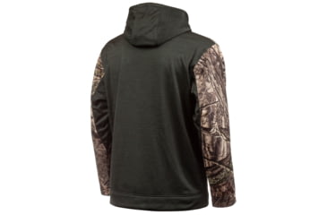 Image of Huntworth Heather Performance Fleece Hoodie - Mens, Heather Spruce and Hiddn, X-Large, E-9137-SP/HDN-XL