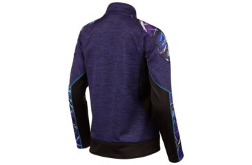 Image of Huntworth Heather Performance Fleece Jacket - Womens, Heather Violet/Huntworth Ultraviolet, Large E-9101-W-HV/UV-L
