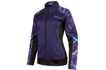 Image of Huntworth Heather Performance Fleece Jacket - Womens, Heather Violet/Huntworth Ultraviolet, Large E-9101-W-HV/UV-L