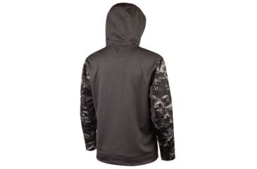 Image of Huntworth Hunting Performance Fleece Mens Hoodie, Heather Gray/Disruption Black, Medium E-9137-HG/DBK-M
