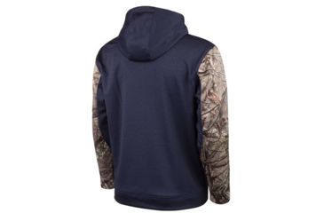 Image of Huntworth Hunting Performance Fleece Mens Hoodie, Heather Navy/Hiddn, Extra Large E-9137-HN/HDN-XL