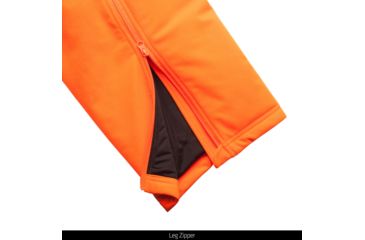 Image of Huntworth Hunting Tricot Parka Bibs - Mens, Blaze Orange, Medium, E-9260-BZ-M