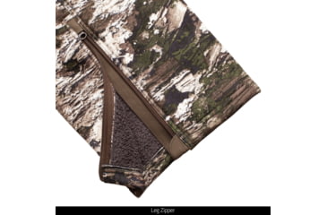Image of Huntworth Ketchikan Heavy Weight Windproof Low Pile Fleece Pants Sherpa Interior - Mens, Tarnen, Medium, E-9439-TRN-M