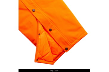 Image of Huntworth Kittery Heavy Weight Waterproof Lined Tricot Bib Overalls - Mens, Hiddn, Extra Large, E-9362-BZ-XL