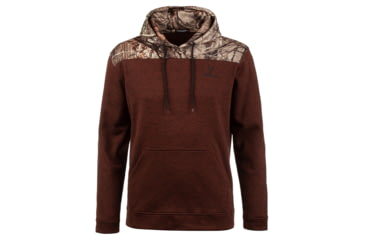 Image of Huntworth Knit Jersey Hoodie Heather - Mens, Heather Brick / Hiddn, Large, E-9468-HR/HDN-L