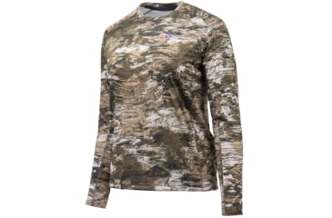 Image of Huntworth Fallon Light Weight Performance Long Sleeve Shirt - Women's, Tarnen, Medium, E-9504-W-TRN-M