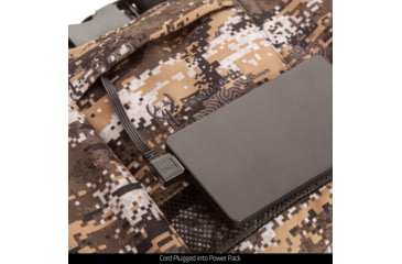 Image of Huntworth Mammoth Heated Hunting Hand Muff Windproof Insulated - Men's, Disruption, One Size, E-1416-DC