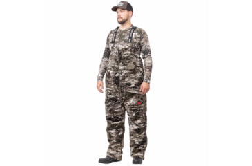 Image of Huntworth Matterhorn Heat Boost Heavyweight Waterproof Lined Hunting Bib Overalls - Mens, Tarnen, Medium, E-9541-TRN-M