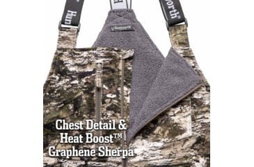 Image of Huntworth Matterhorn Heat Boost Heavyweight Waterproof Lined Hunting Bib Overalls - Mens, Tarnen, Medium, E-9541-TRN-M