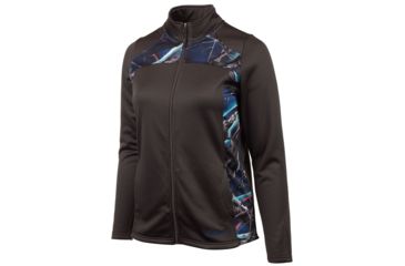 Image of Huntworth Performance Fleece Jacket - Womens, Charcoal Grey/Huntworth Nova, Extra Large, E-9292-W-CG/NOV-XL