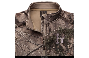 Image of Huntworth Seneca Mid Weight Soft Shell Fleece Interior Hunting Jacket - Womens, Hidden, Medium, E-967-W-HDN-M