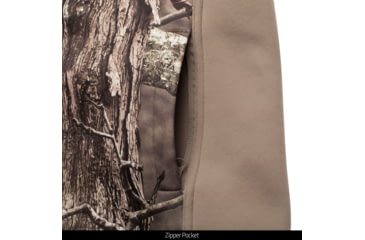 Image of Huntworth Seneca Mid Weight Soft Shell Fleece Interior Hunting Jacket - Womens, Hidden, Medium, E-967-W-HDN-M