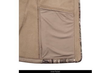 Image of Huntworth Seneca Mid Weight Soft Shell Fleece Interior Hunting Jacket - Womens, Hidden, Medium, E-967-W-HDN-M