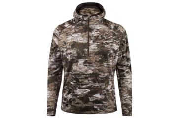 Image of Huntworth Shelton Performance 1/2 Zip Hoodie w/ Facemask - Mens, Tarnen, 4XL, E-9373-TRN-4XL