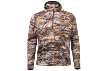 Image of Huntworth Shelton Performance 1/2 Zip Hoodie w/ Facemask - Mens, Disruption, 2XL, E-9373-DC-2XL