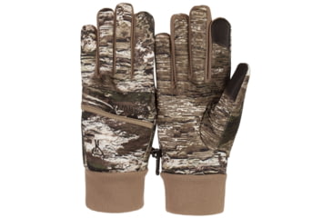 Image of Huntworth Branson Mid Weight Waterproof Fleece-lined DWR Shooters Glove - Mens, Tarnen, Medium, E-1345-TRN-M