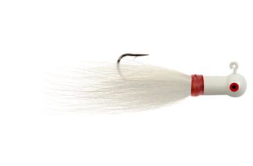 Image of Hurricane Bugeye Bucktail 3/4oz White 2pk, H-BEB34-1
