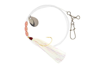 Image of Hurricane Fluke Rig White Flshbu 60# Mono1/0, FSW4260-1/0
