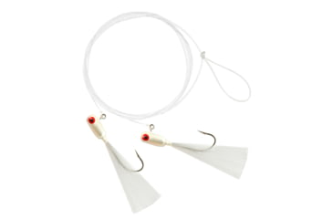 Image of Hurricane Speck/Sand Bass Rig White/White 1/8 oz, 1095WW