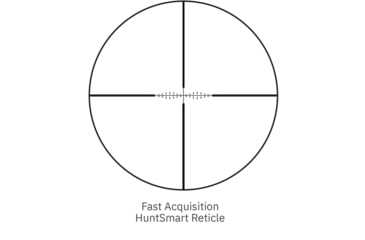 Image of Huskemaw Blue Diamond 5-20x50mm Rifle Scope, 30mm Tube, Second Focal Plane, Huntsmart Reticle, Matte Black, 10520BDMB
