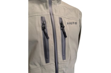 Image of Huto Lifestyle Bone Dry Rain Jacket, Green/Grey, Extra Large, BNERN-JCKT-GRYGRN-XL