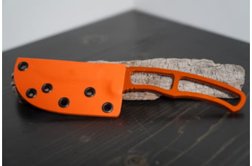 Image of Huto Lifestyle Exo-Skeleton Fixed Blade Knife, Orange, EXO-SKLTN-KNV-LGRN