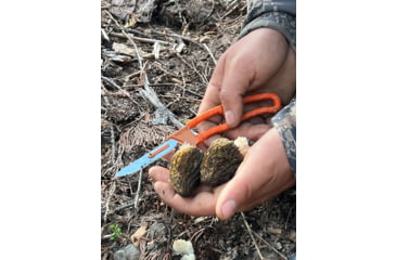 Image of Huto Lifestyle Exo-Skeleton Fixed Blade Knife, Orange, EXO-SKLTN-KNV-LGRN