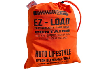 Image of Huto Lifestyle EZ-LOAD Game Zipper Bag Set, 6 Bag Set, Orange, GM-BG-EZLOAD