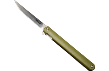 Image of Huto Lifestyle Finisher Folding Hard Blade Skinner Knife, Army Green, FINSH-KNV-ARMGRN