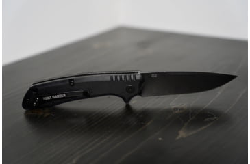 Image of Huto Lifestyle Hunt Harder Folding Hard Blade Knife, Black, HTHD-KNV-BLK