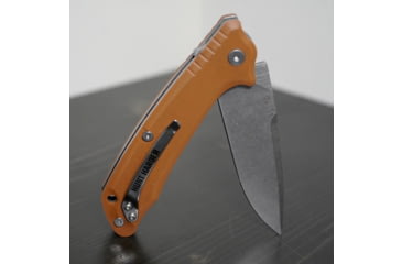 Image of Huto Lifestyle Hunt Harder Folding Hard Blade Knife, Brown, HTHD-KNV-BRN