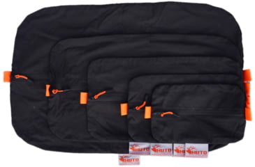 Image of Huto Lifestyle Huto LifeStyle Featherlight Pull Out Packs, Set of 5, Black, PLPCK-BLK
