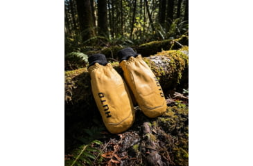 Image of Huto Lifestyle Sherpa Lined Leather Mitten Glove