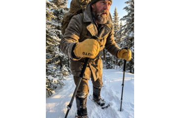 Image of Huto Lifestyle Sherpa Lined Leather Mitten Glove