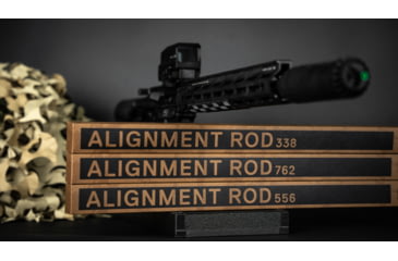 Image of HUXWRX Alignment Rod, .30 Cal/7.62mm Bore, 17 L, Carbon Fiber w/Bright Grey, 2261
