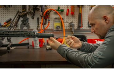 Image of HUXWRX Alignment Rod, .30 Cal/7.62mm Bore, 17 L, Carbon Fiber w/Bright Grey, 2261