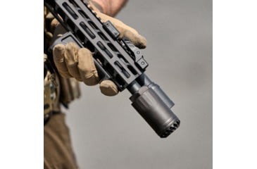 Image of HUXWRX Blastphemy Muzzle Device, Black, 2291