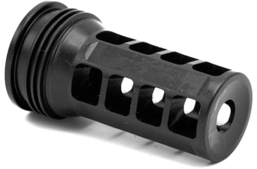 Image of HUXWRX ELR Muzzle Brake, 338, 3/4x20, Titanium, Black, 2236