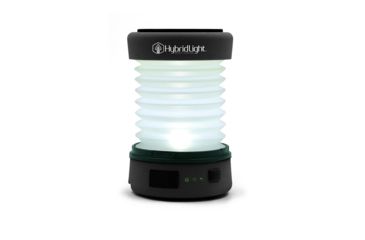Image of HybridLight PUC Expandable Lantern-Charger, Black, 2in to 5-3/8in x 3-1/4in x 3-1/4in 1304