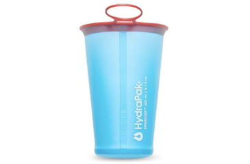 Image of Hydrapak SpeedCup Collapsible Cups, 2 Pack, Malibu Blue, 200ml, A713HP