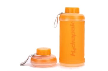 Image of Hydrapak Stash Collapsible Water Bottle - 750 mL-Orange