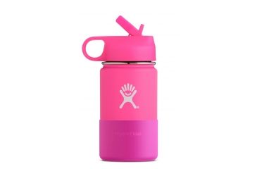 Image of Hydro Flask 12 oz Kids Wide Mouth Bottle, Flamingo, W12SWBB625