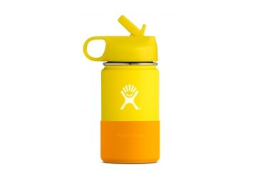 Image of Hydro Flask 12 oz Kids Wide Mouth Bottle, Lemon, W12SWBB740