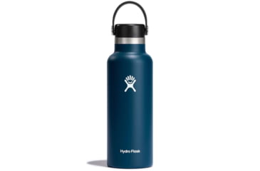 Image of Hydro Flask 18 Oz Standard Mouth Flex Cap, Indigo, 18 oz, S18SX464