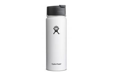 Image of Hydro Flask 20 oz Wide Mouth with Flip Lid-Arctic White