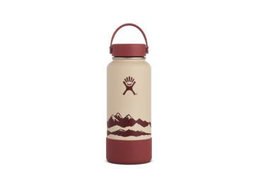 Image of Hydro Flask Escape Desert 32 oz wi/ Wide Flex Cap and Sandstone Boot, Sandstone Brick, 32 oz W32TS160B